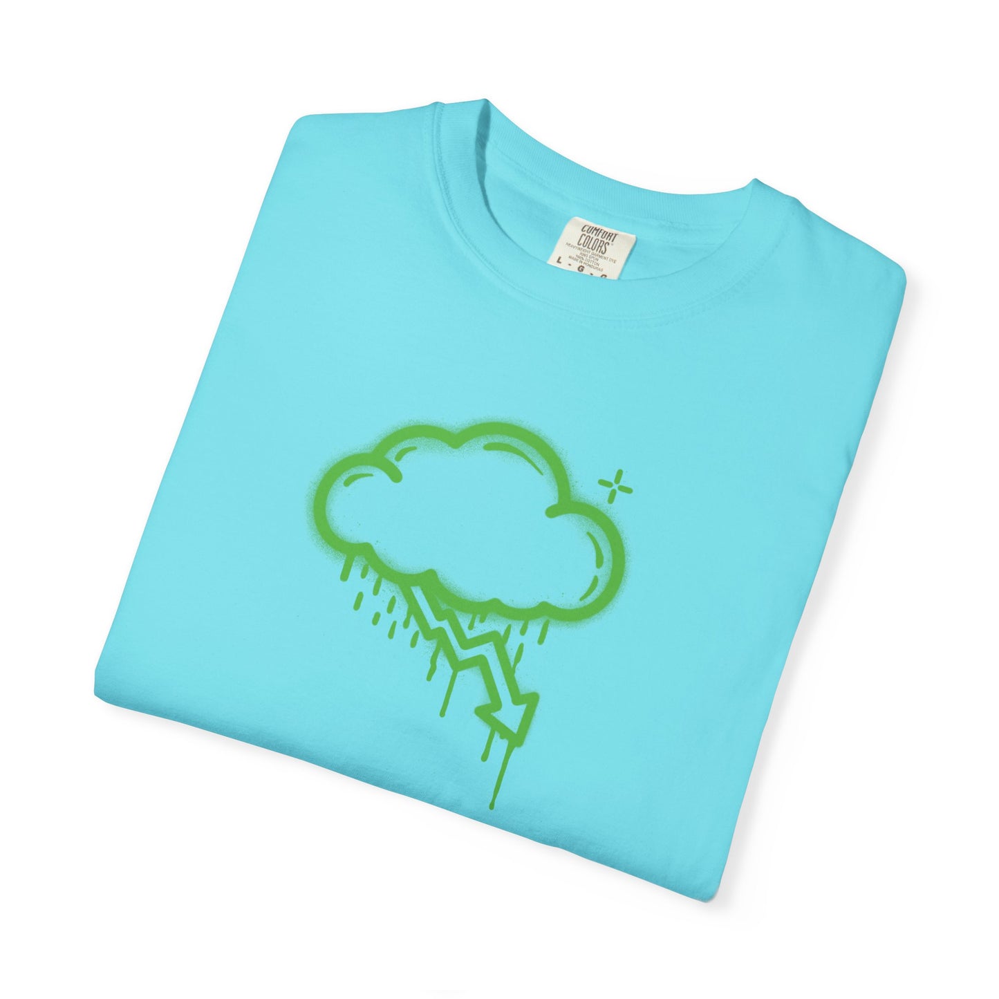 Green Graffiti Crash Cloud Tee (6 Colors)