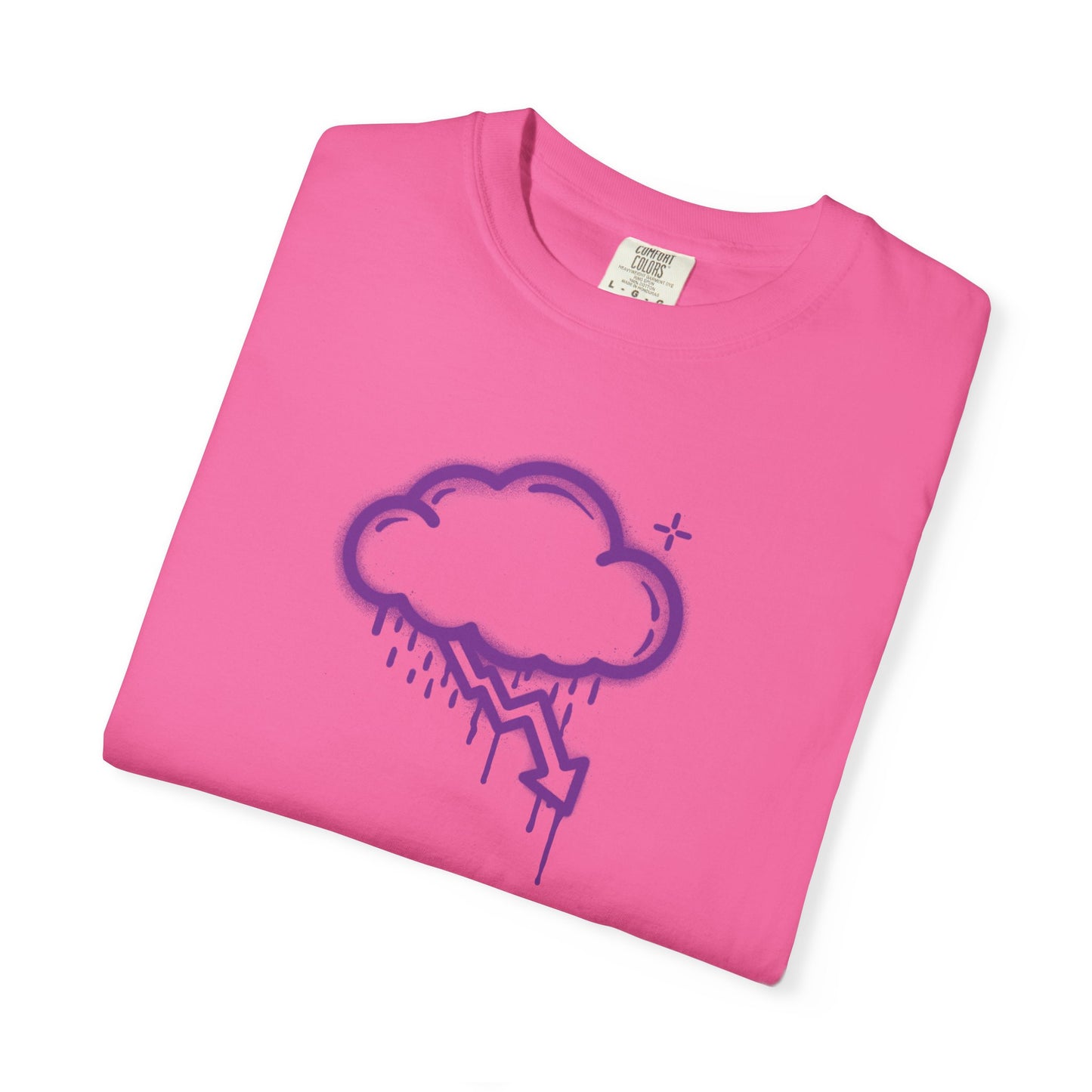 Purple Graffiti Crash Cloud Tee (6 Colors)