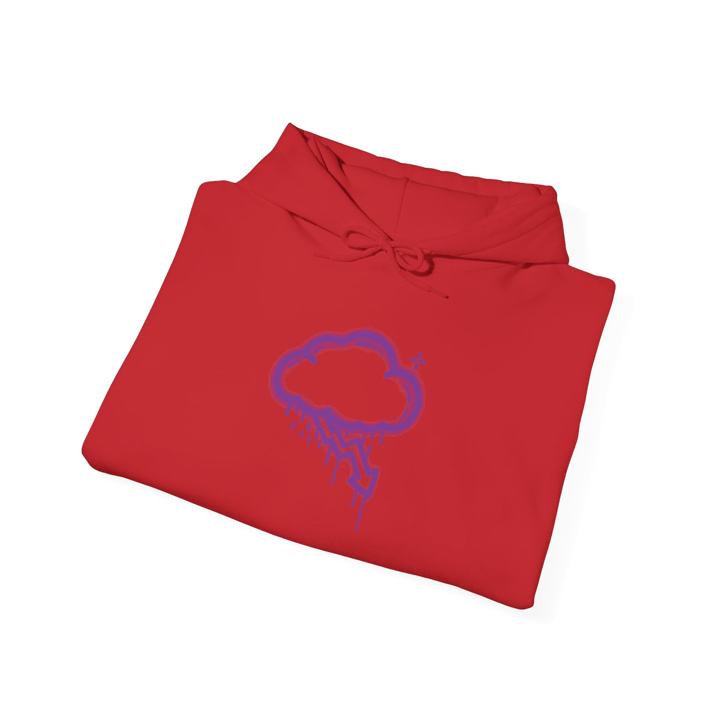 Purple Graffiti Crash Cloud Hoodie (9 Colors)