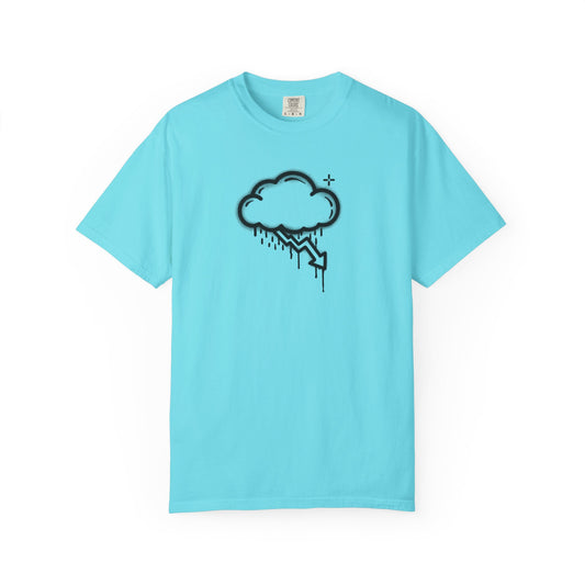Black Graffiti Crash Cloud Tee (6 Colors)
