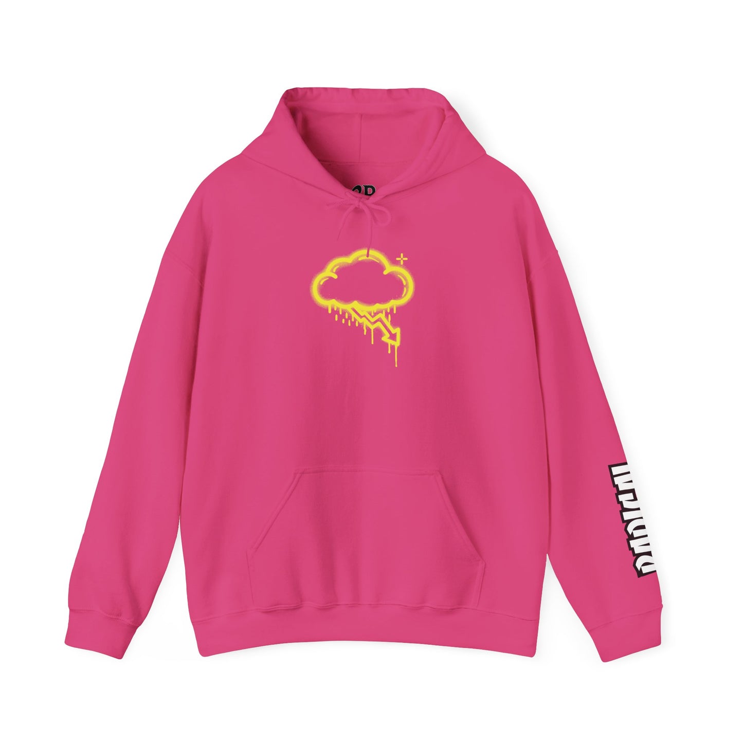 RADICAL Yellow Graffiti Crash Cloud Hoodie (7 Colors)