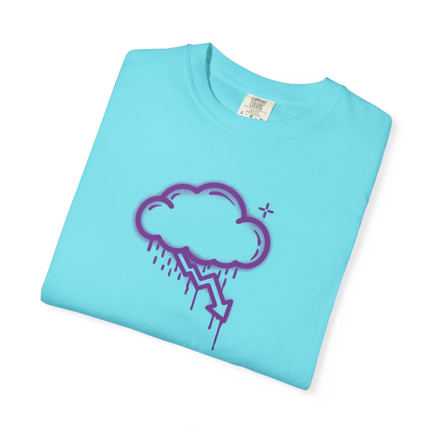 Purple Graffiti Crash Cloud Tee (6 Colors)