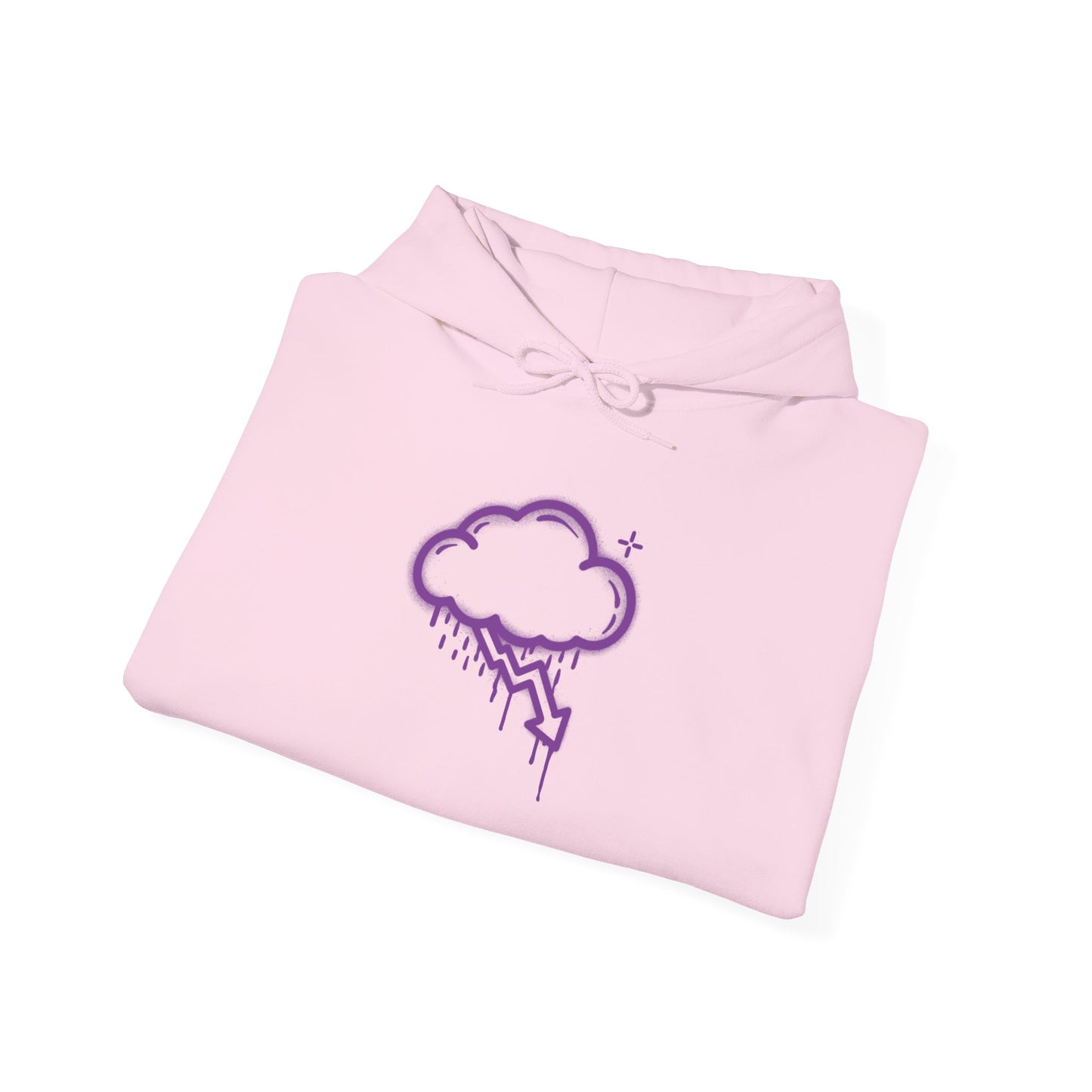 Purple Graffiti Crash Cloud Hoodie (9 Colors)
