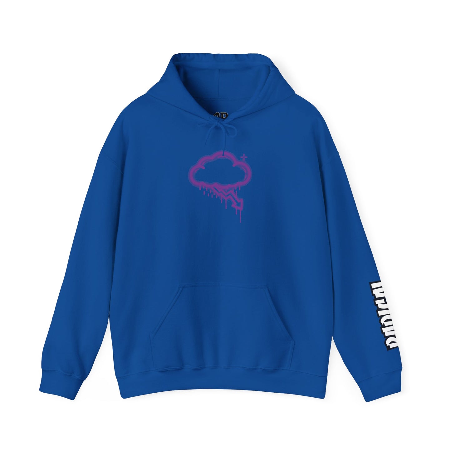 RADICAL Purple Graffiti Crash Cloud Hoodie (7 Colors)