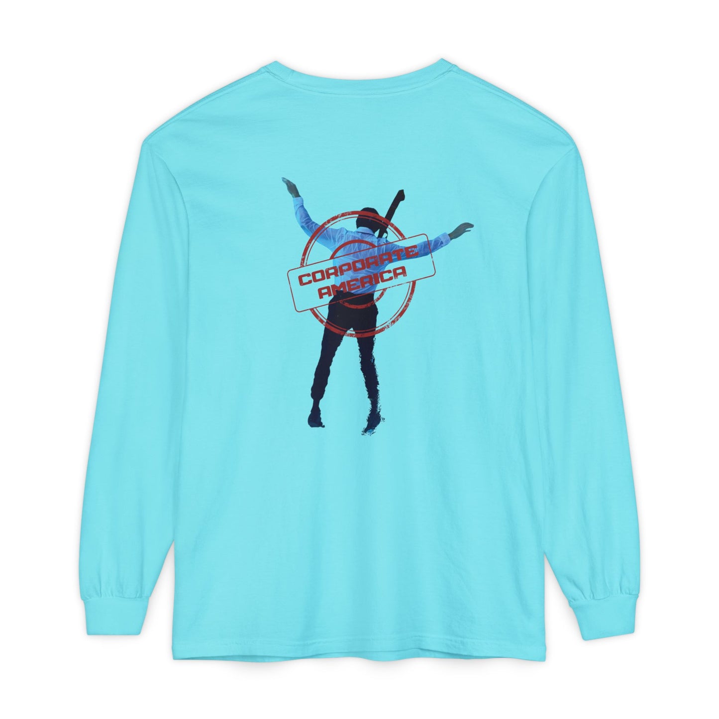 Corporate American Blue Custom Long Sleeve