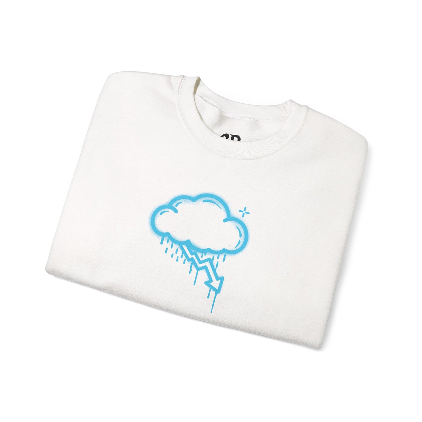 Blue Graffiti Crash Cloud Crewneck (9 Colors)