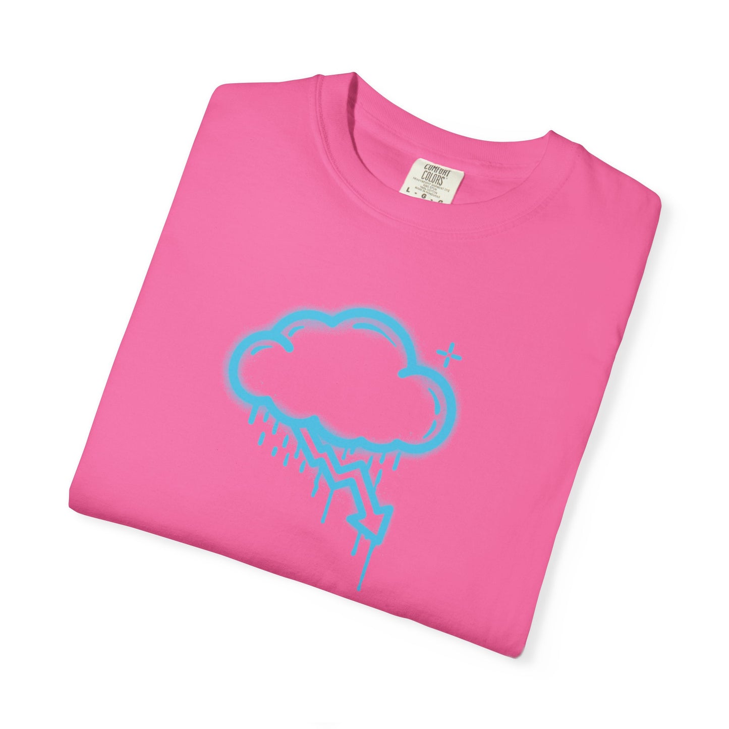 Blue Graffiti Crash Cloud Tee (6 Colors)