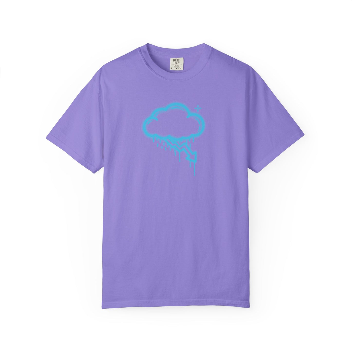 Blue Graffiti Crash Cloud Tee (6 Colors)