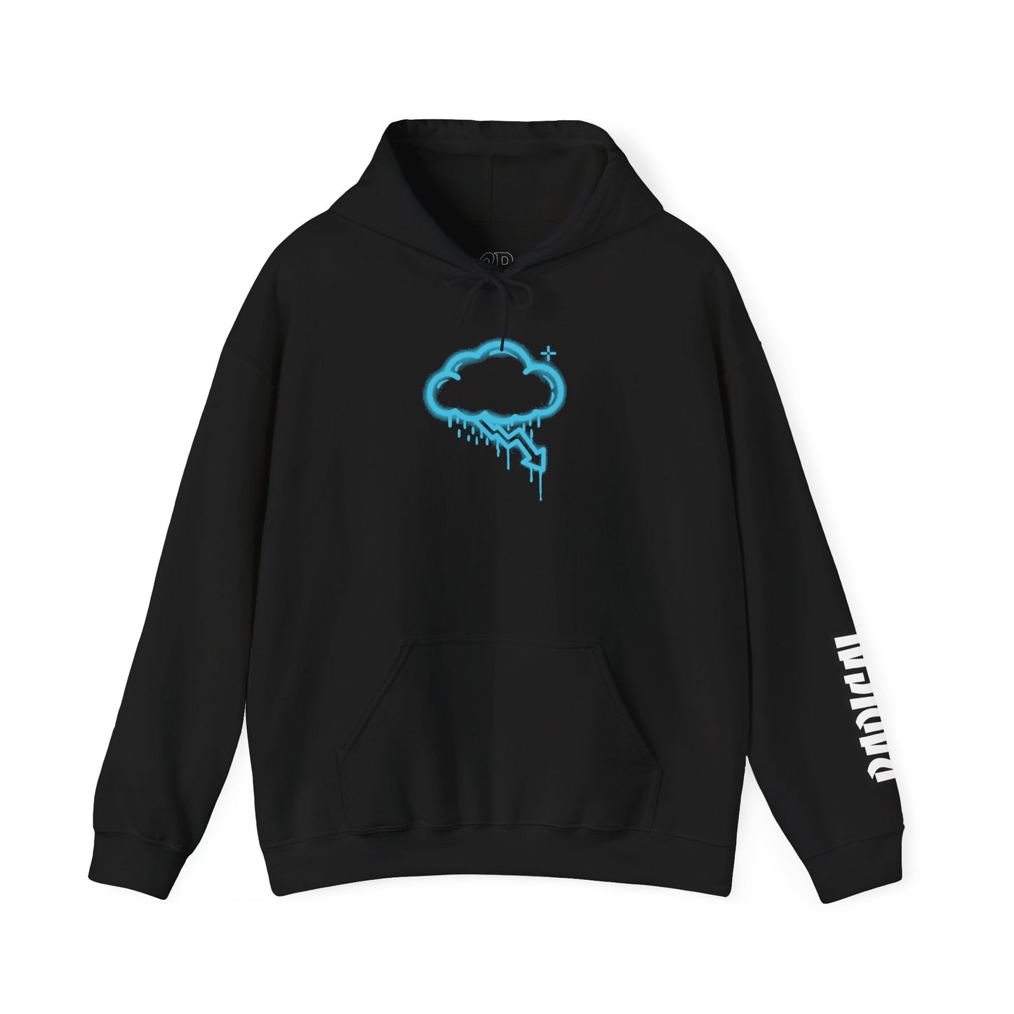 RADICAL Blue Graffiti Crash Cloud Hoodie (7 Colors)