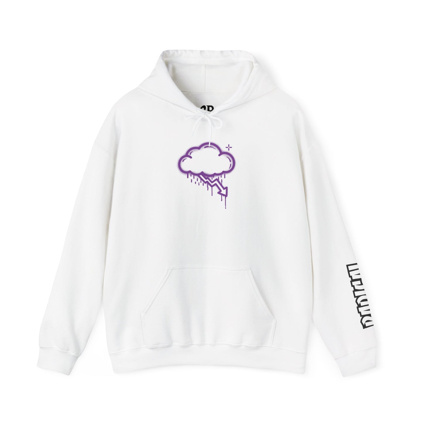 RADICAL Purple Graffiti Crash Cloud Hoodie (7 Colors)
