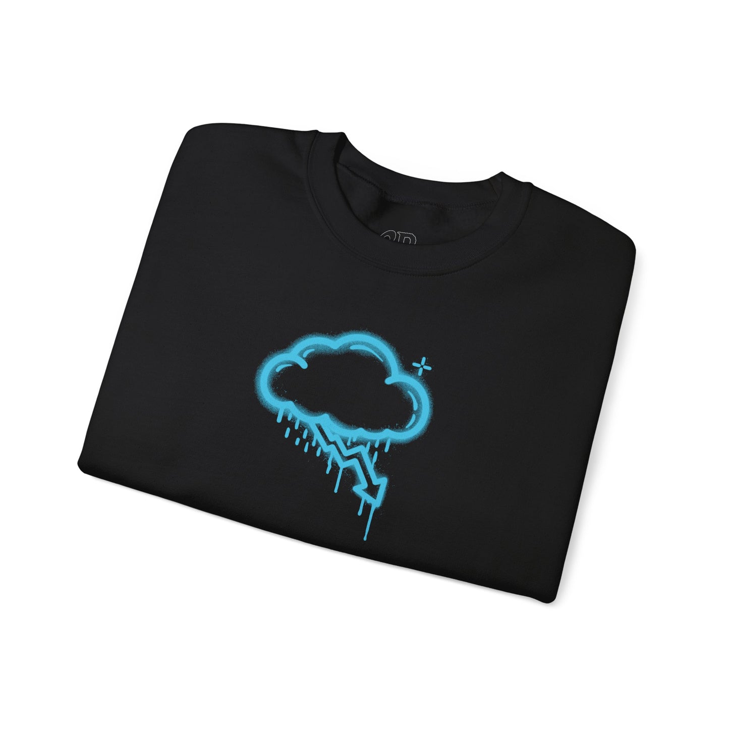 Blue Graffiti Crash Cloud Crewneck (9 Colors)