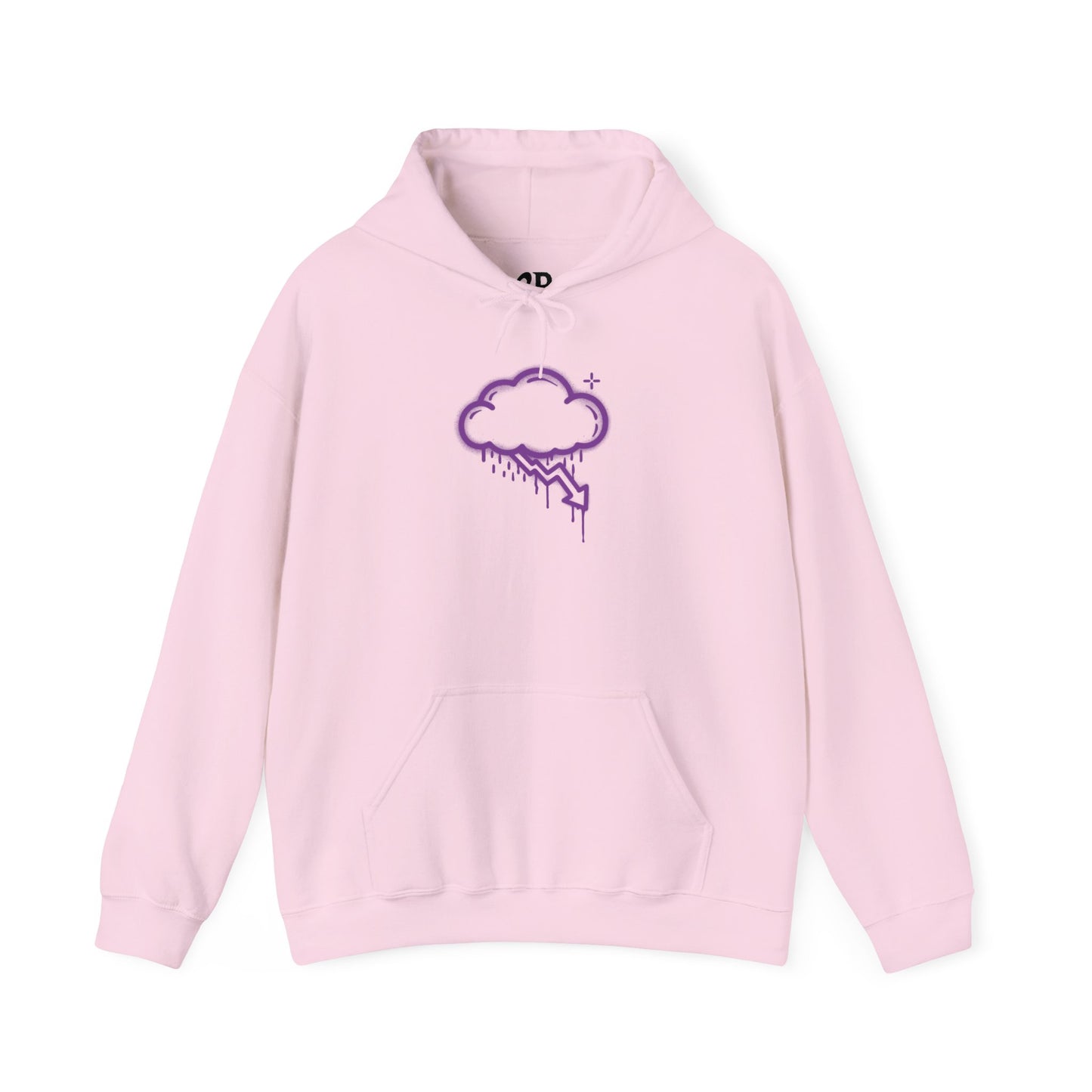 Purple Graffiti Crash Cloud Hoodie (9 Colors)