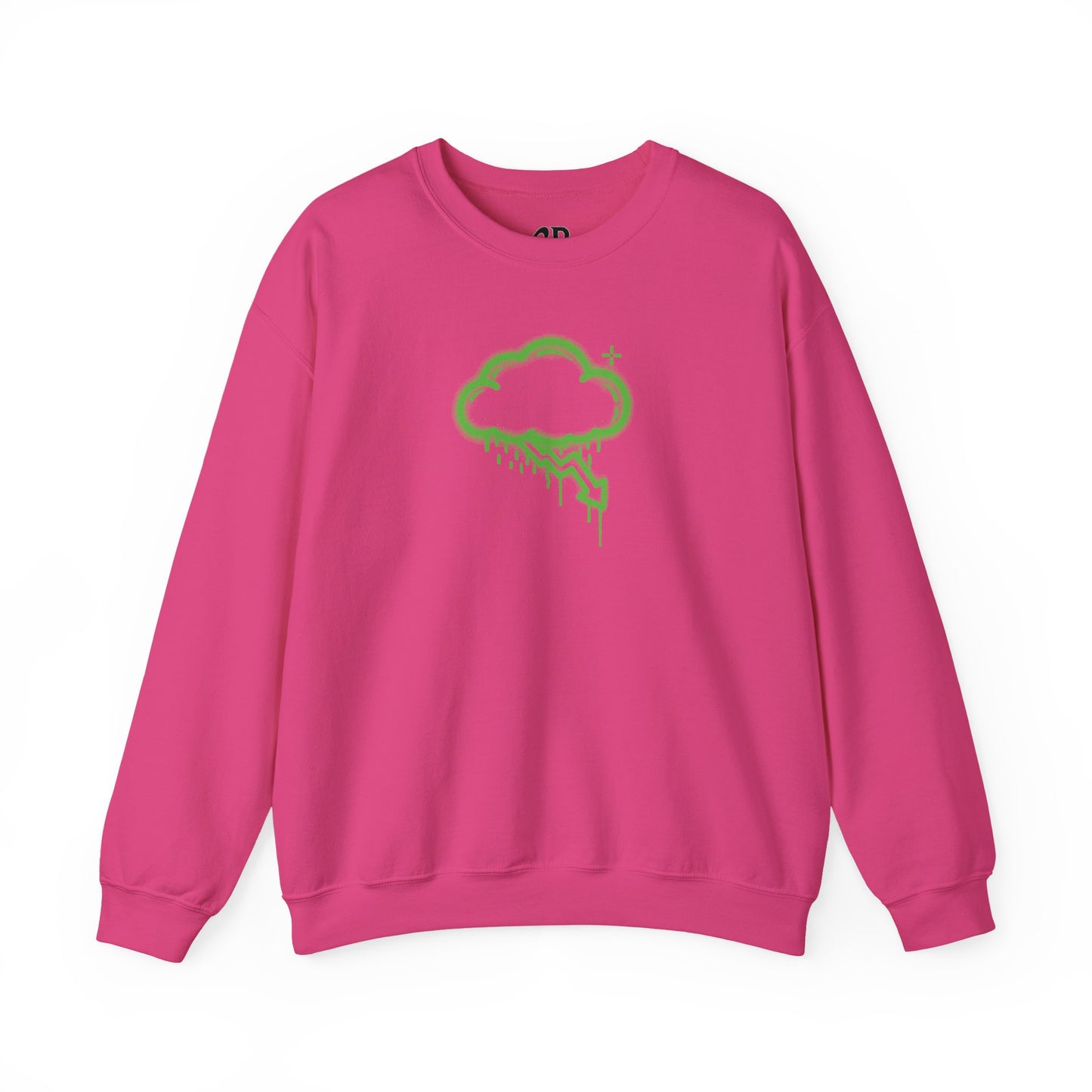 Green Graffiti Crash Cloud Crewneck (9 Colors)