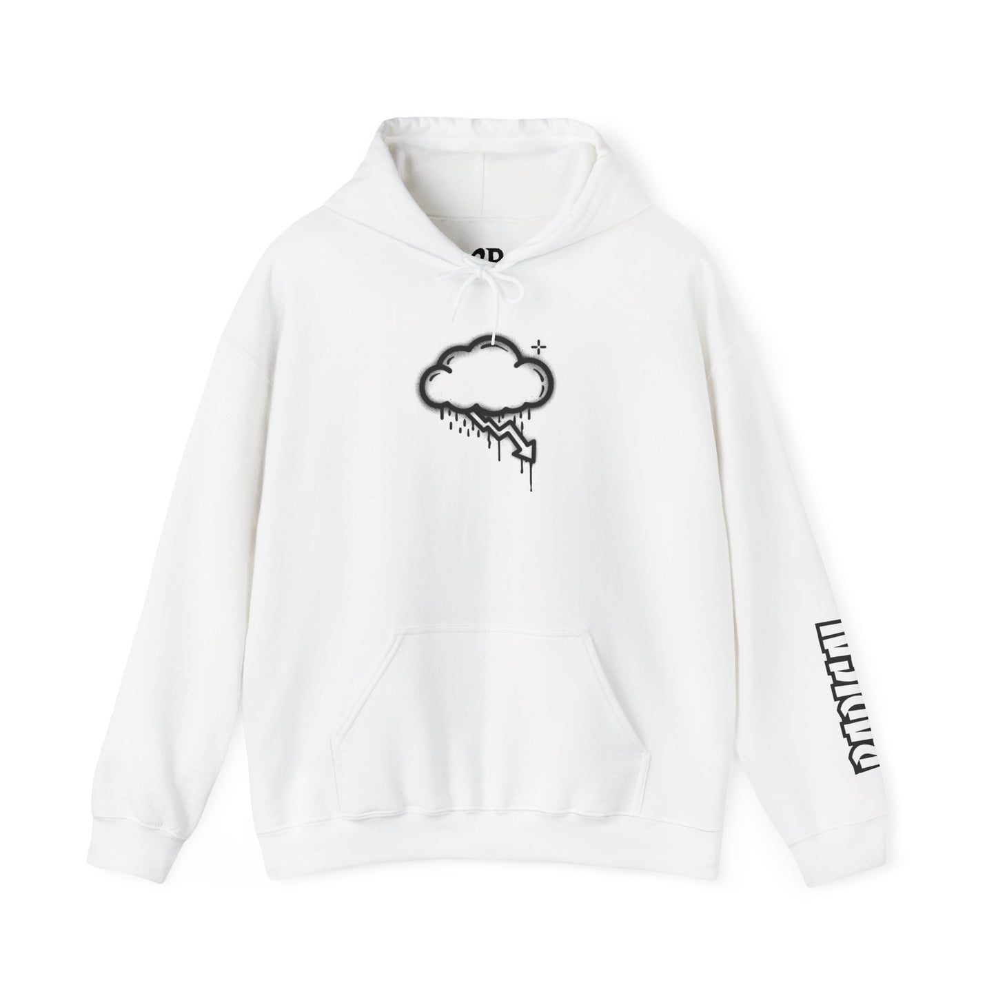 RADICAL Black Graffiti Crash Cloud Hoodie (6 Colors)
