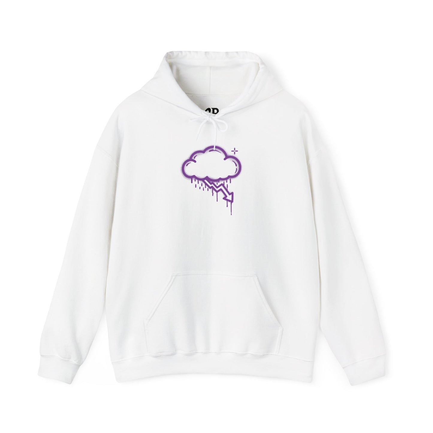 Purple Graffiti Crash Cloud Hoodie (9 Colors)