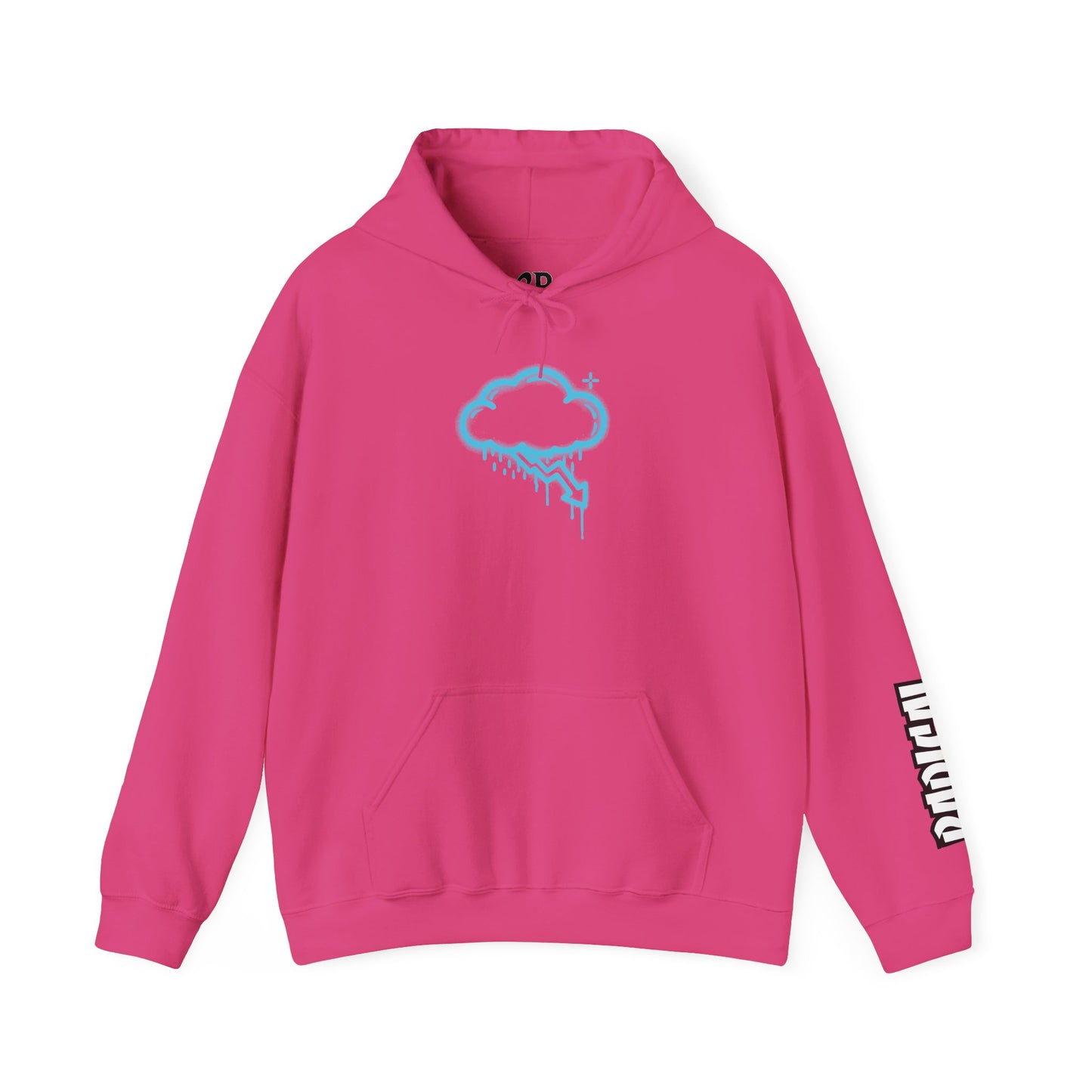 RADICAL Blue Graffiti Crash Cloud Hoodie (7 Colors)