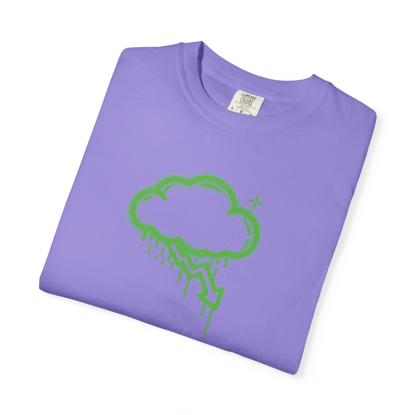 Green Graffiti Crash Cloud Tee (6 Colors)