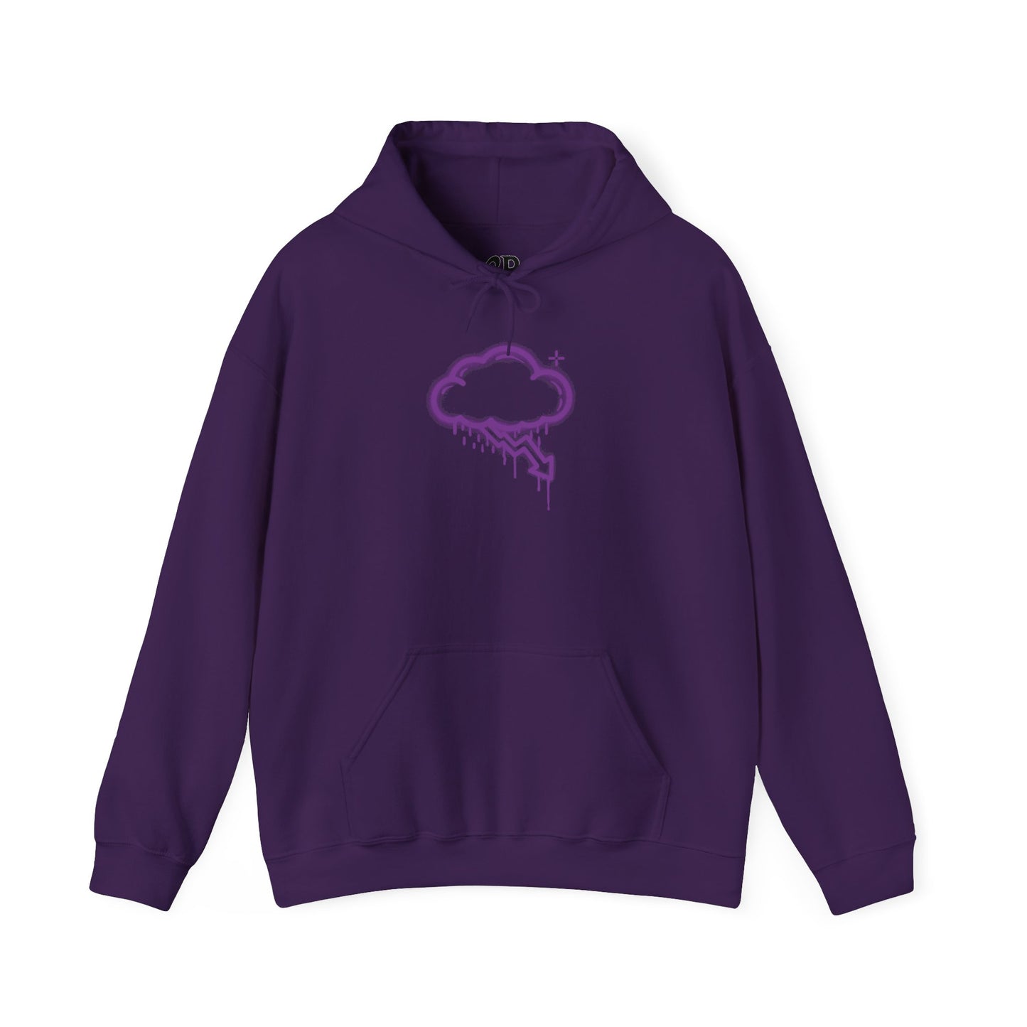 Purple Graffiti Crash Cloud Hoodie (9 Colors)