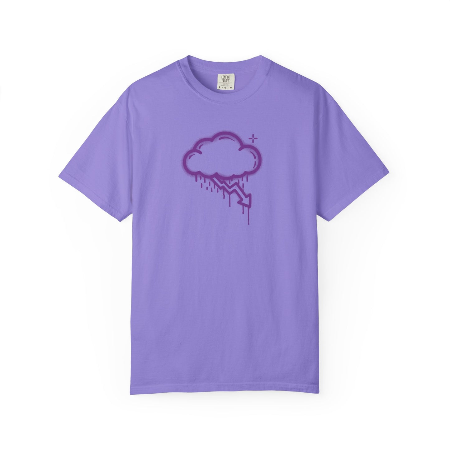 Purple Graffiti Crash Cloud Tee (6 Colors)