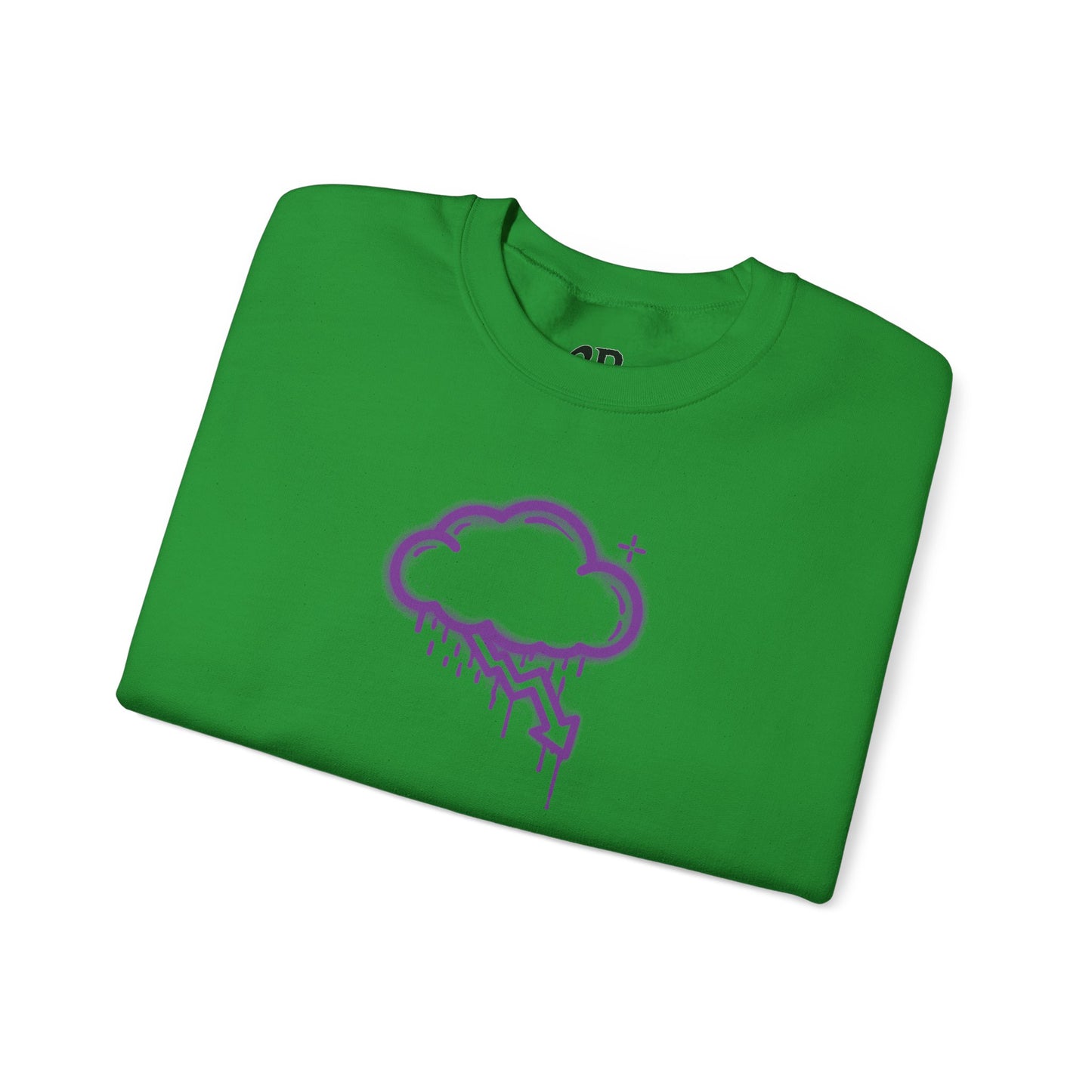 Purple Graffiti Crash Cloud Crewneck (9 Colors)