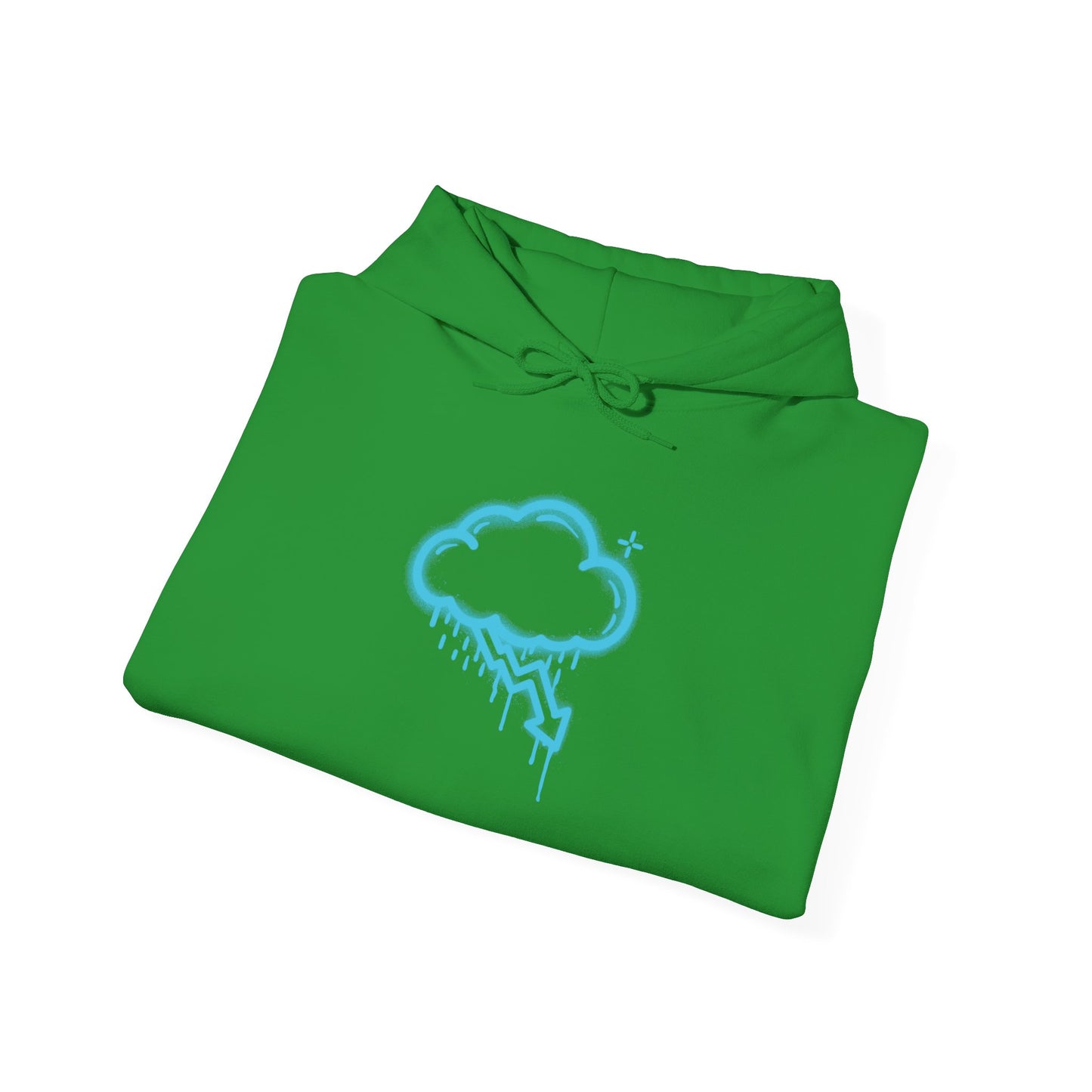 Blue Graffiti Crash Cloud Hoodie (9 Colors)