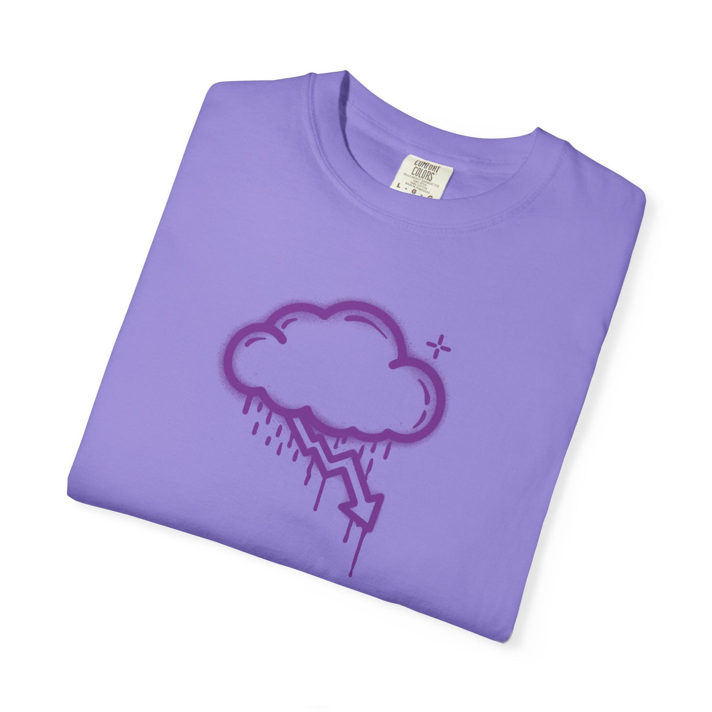 Purple Graffiti Crash Cloud Tee (6 Colors)