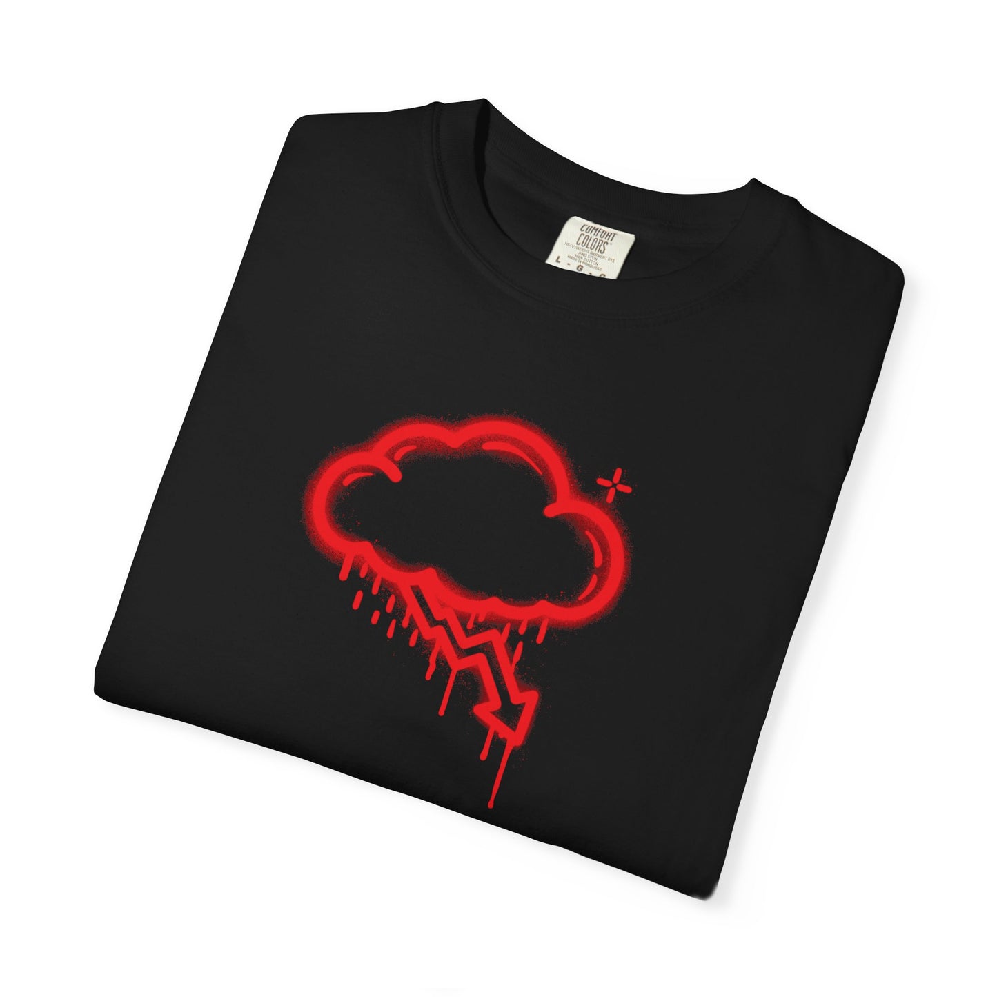 Red Graffiti Crash Cloud Tee (7 Colors)