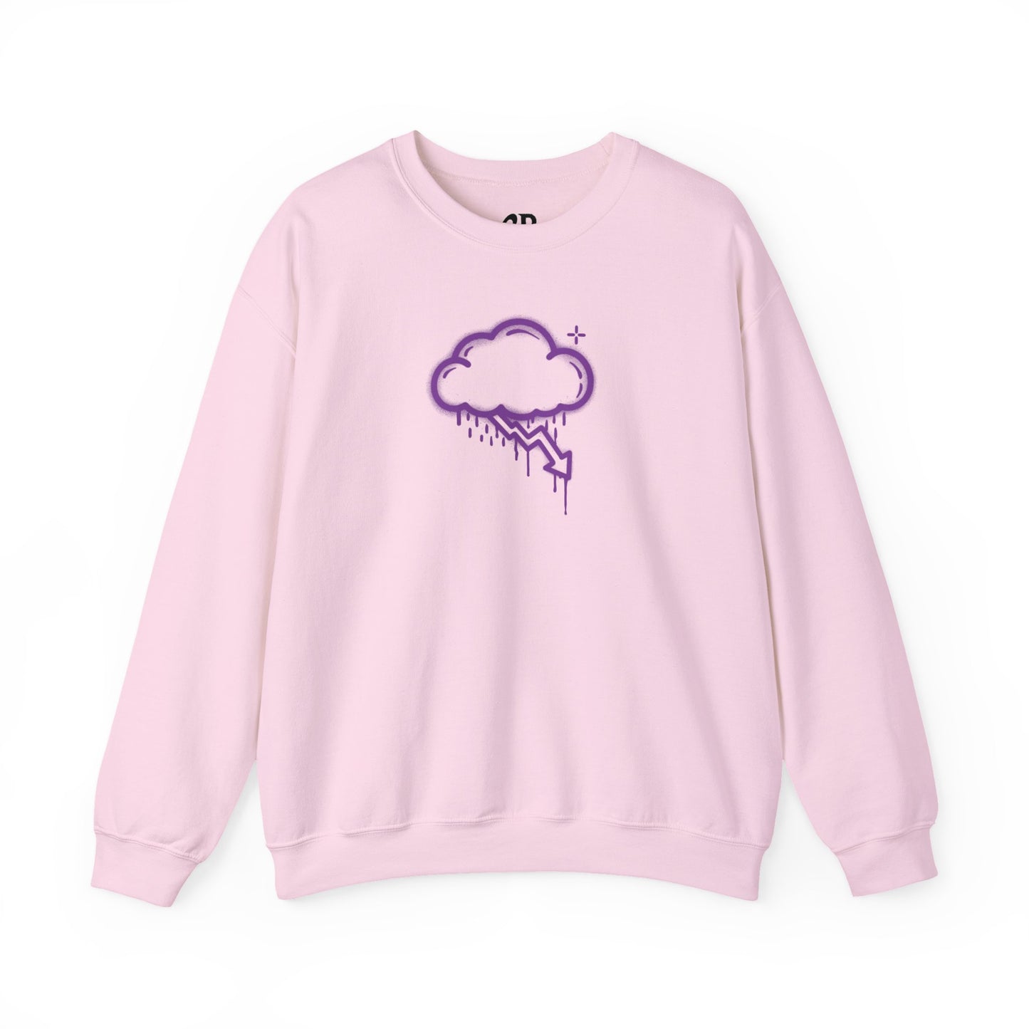 Purple Graffiti Crash Cloud Crewneck (9 Colors)