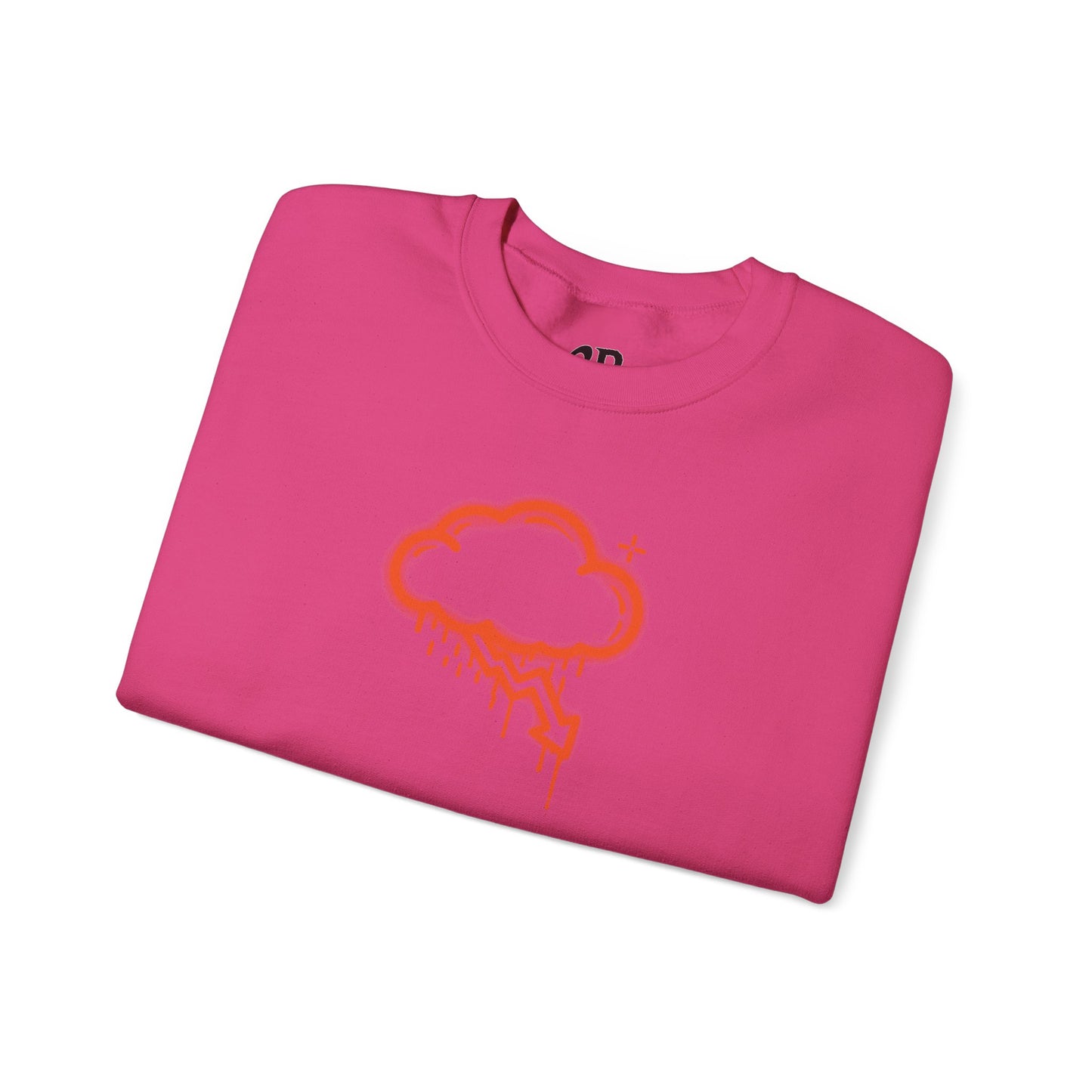 Orange Graffiti Crash Cloud Crewneck (9 Colors)