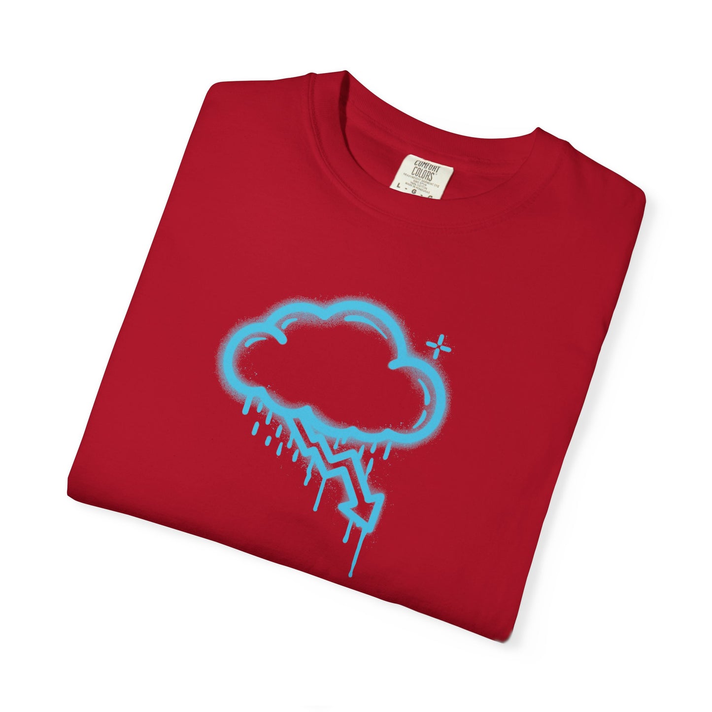 Blue Graffiti Crash Cloud Tee (6 Colors)