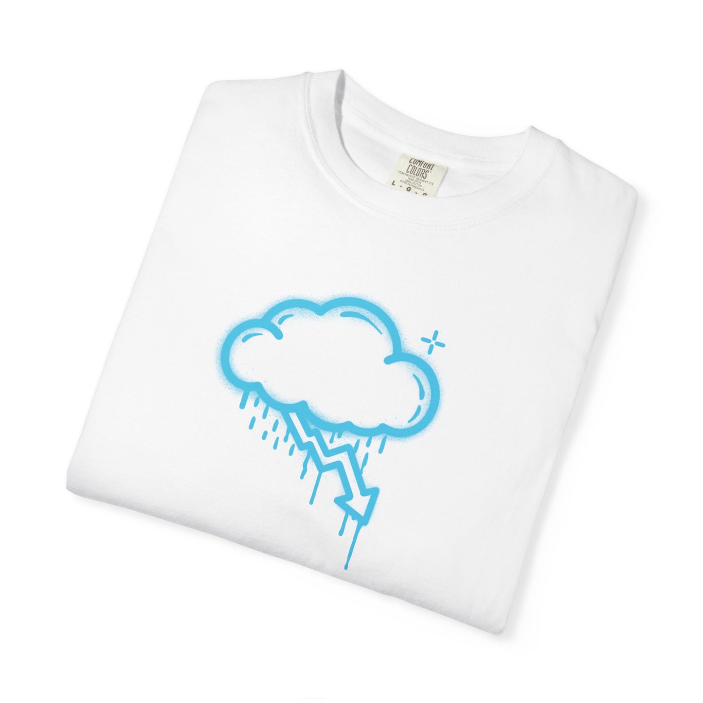 Blue Graffiti Crash Cloud Tee (6 Colors)