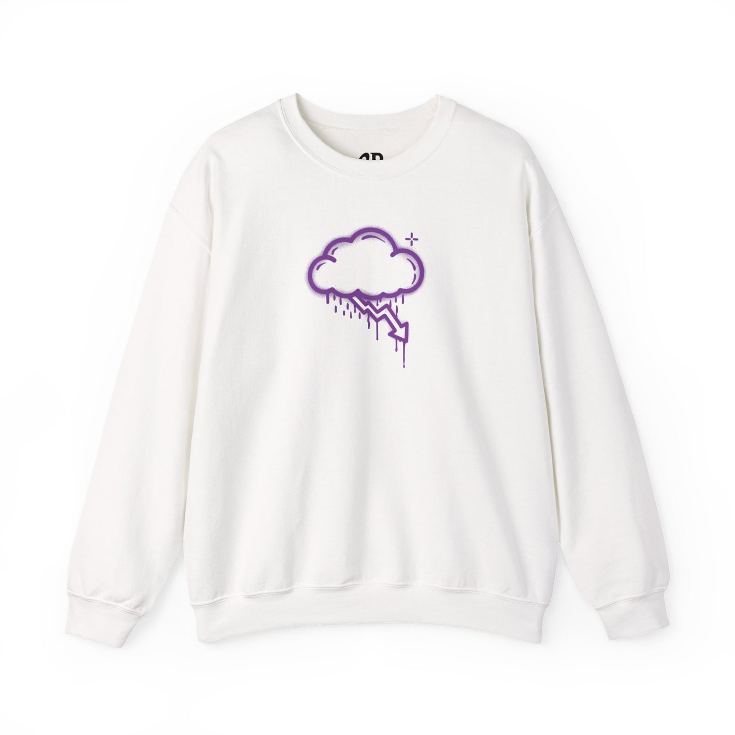 Purple Graffiti Crash Cloud Crewneck (9 Colors)