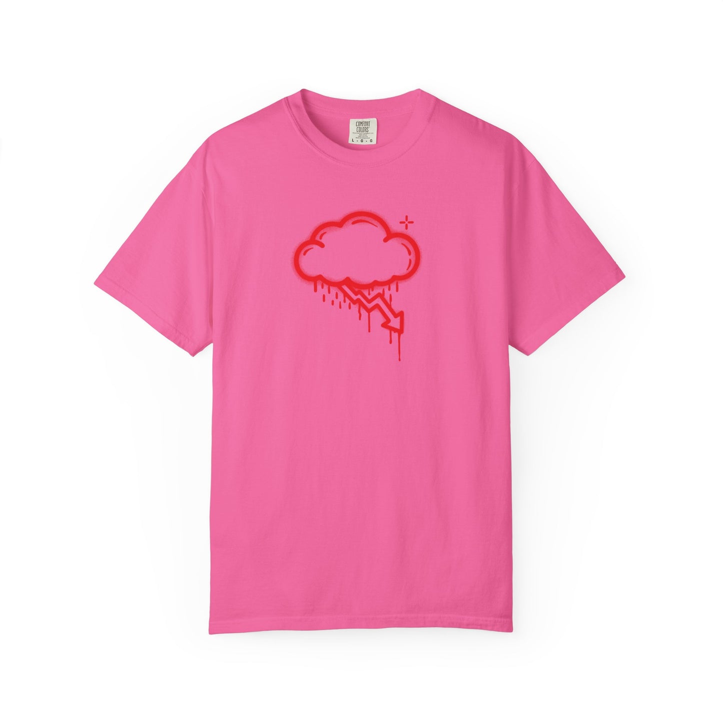 Red Graffiti Crash Cloud Tee (7 Colors)