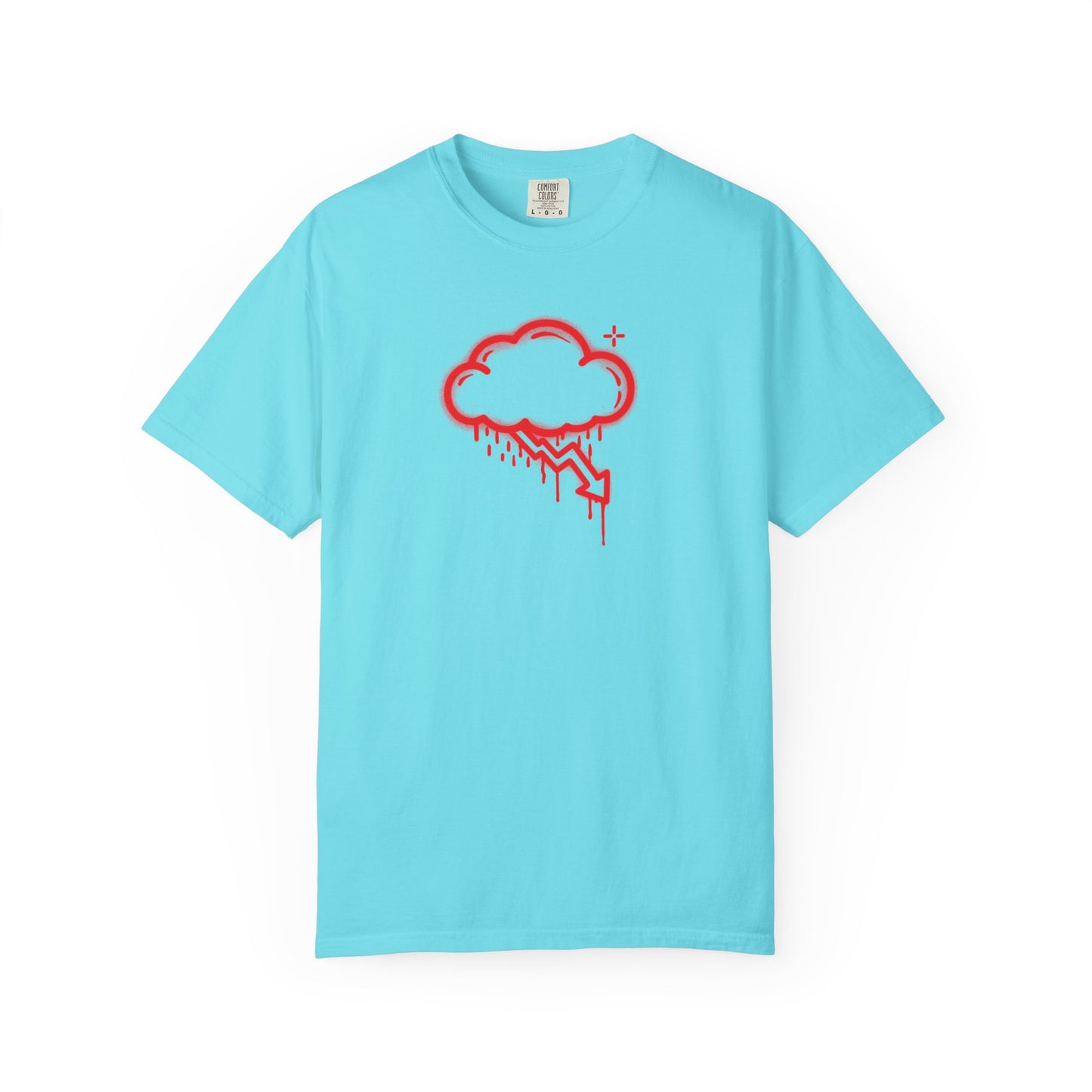 Red Graffiti Crash Cloud Tee (7 Colors)