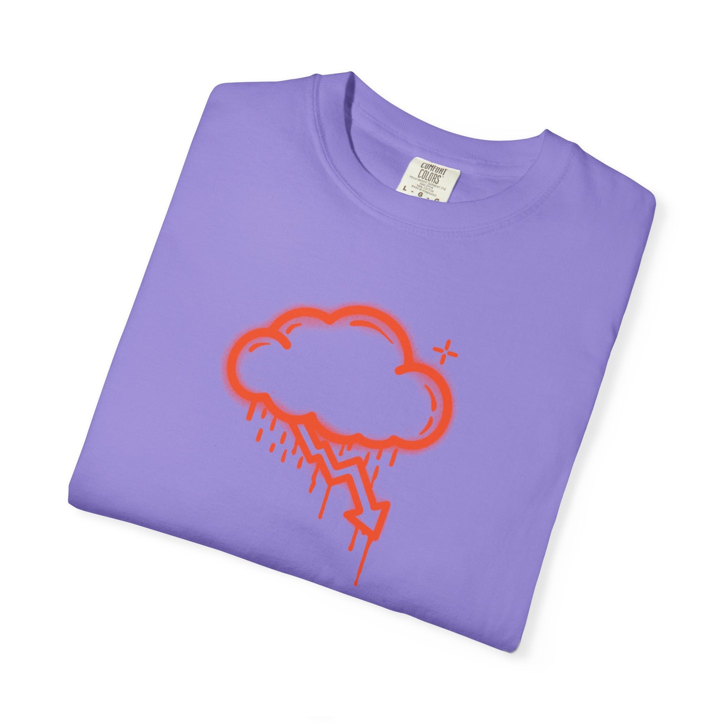 Orange Graffiti Crash Cloud Tee (7 Colors)