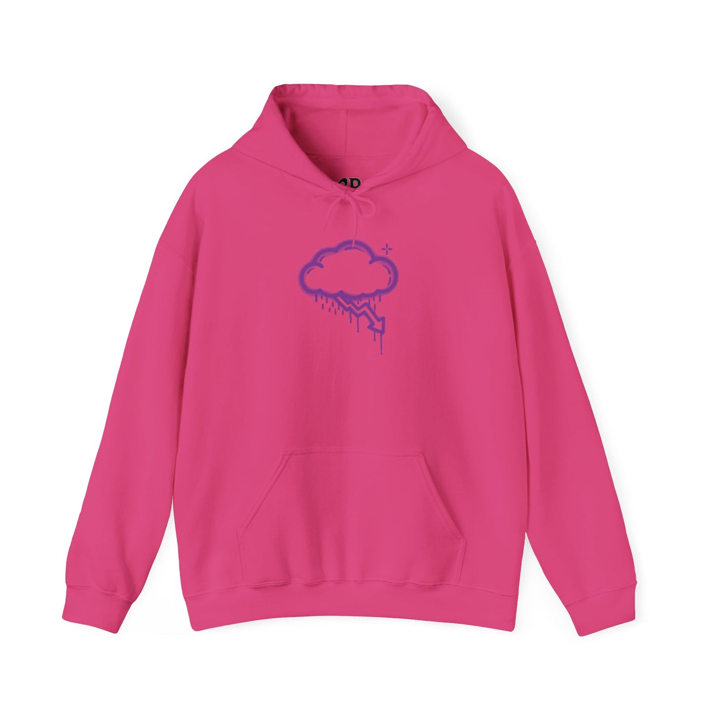 Purple Graffiti Crash Cloud Hoodie (9 Colors)