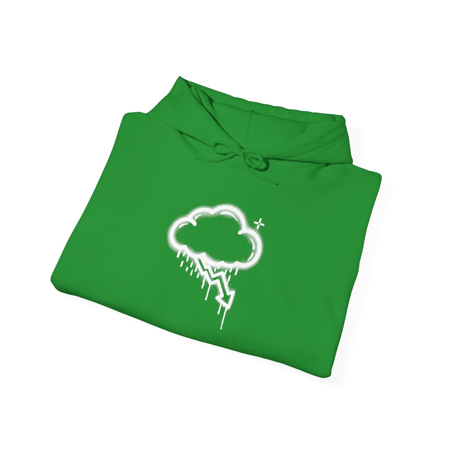 White Graffiti Crash Cloud Hoodies (8 colors)