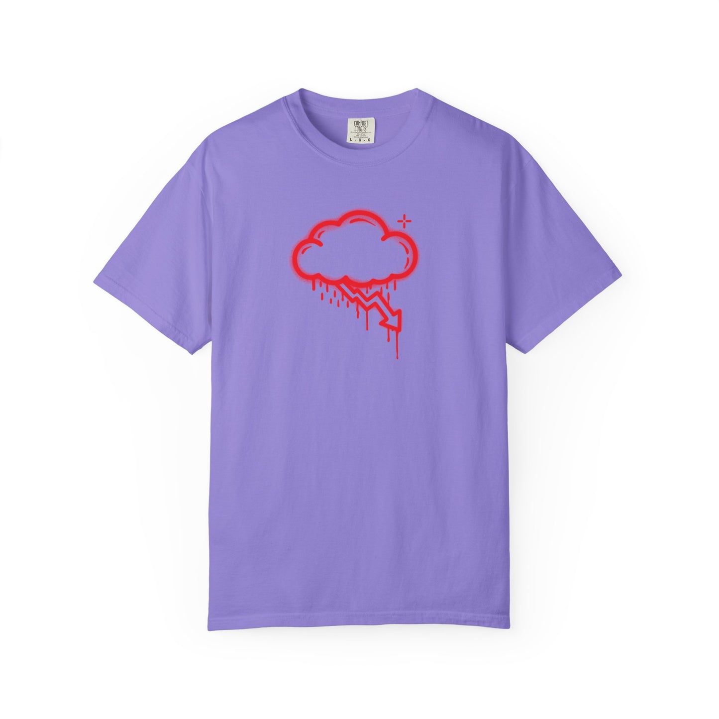 Red Graffiti Crash Cloud Tee (7 Colors)