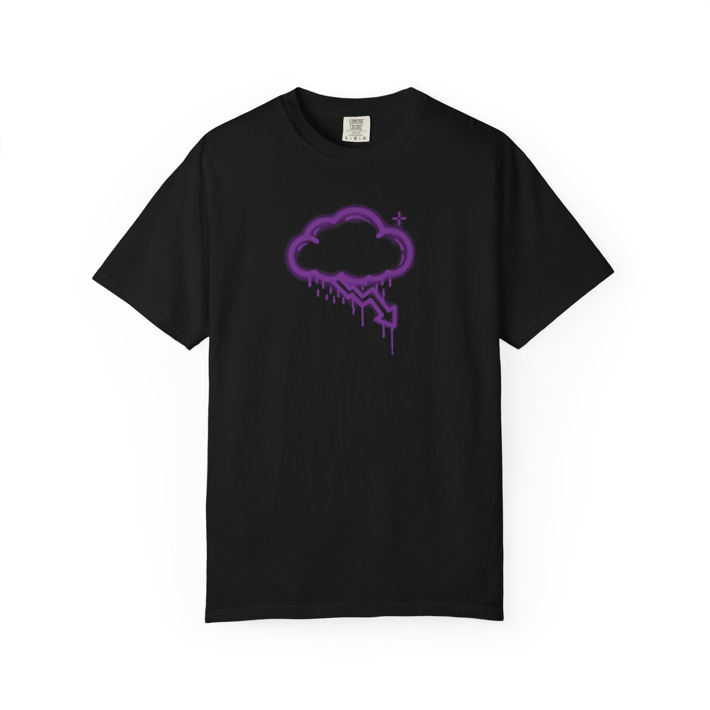 Purple Graffiti Crash Cloud Tee (6 Colors)