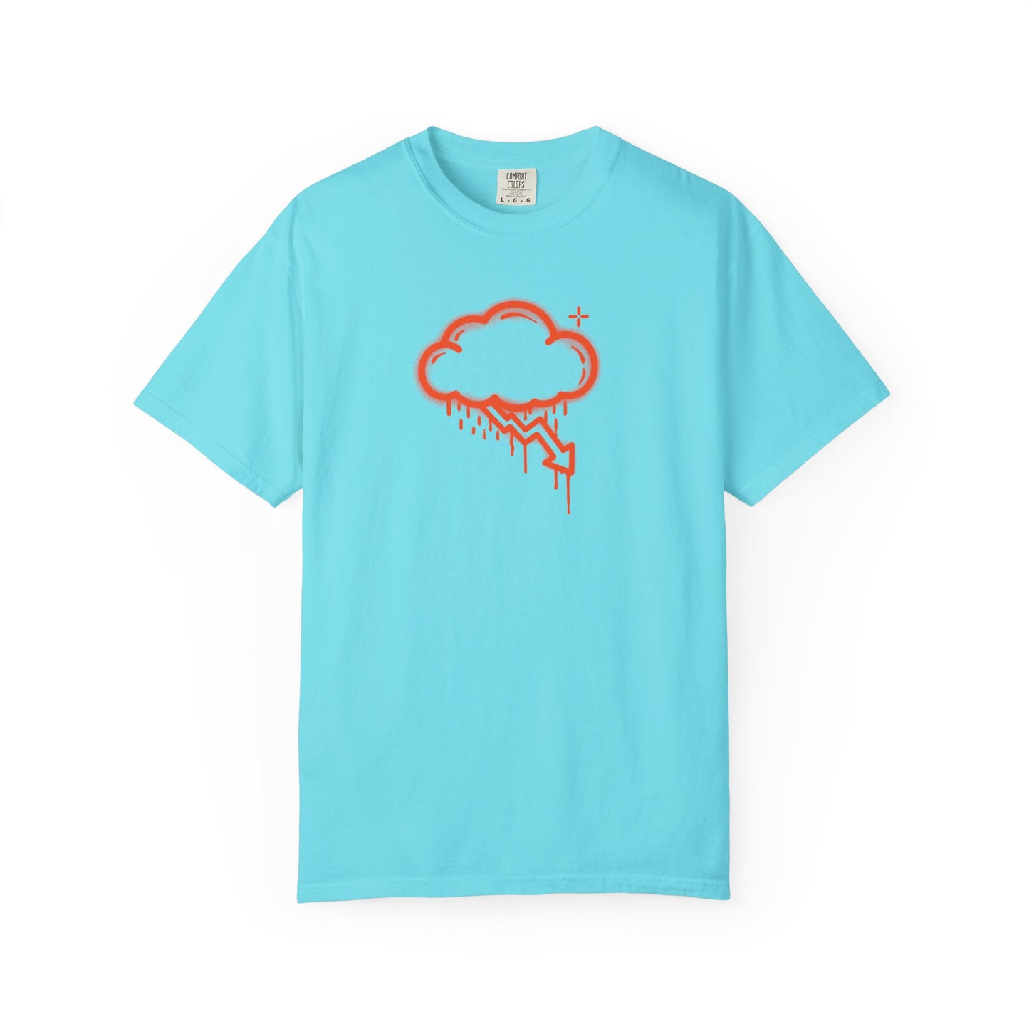 Orange Graffiti Crash Cloud Tee (7 Colors)
