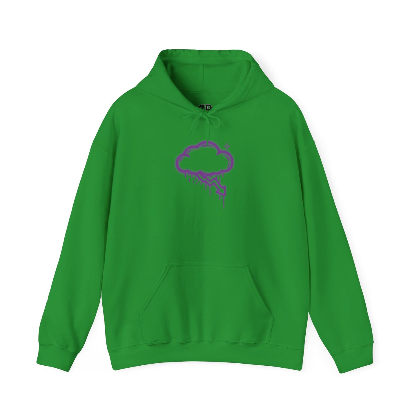Purple Graffiti Crash Cloud Hoodie (9 Colors)
