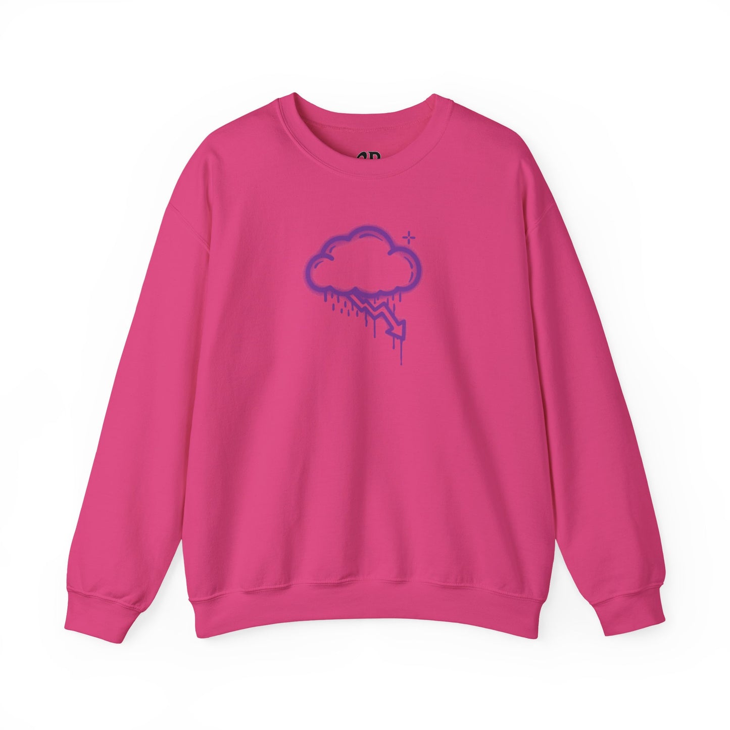 Purple Graffiti Crash Cloud Crewneck (9 Colors)