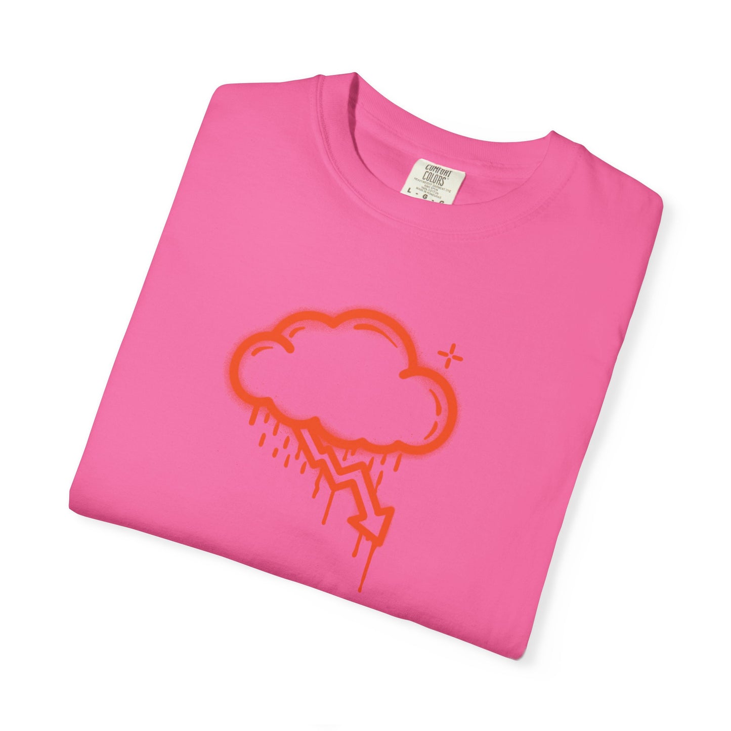 Orange Graffiti Crash Cloud Tee (7 Colors)