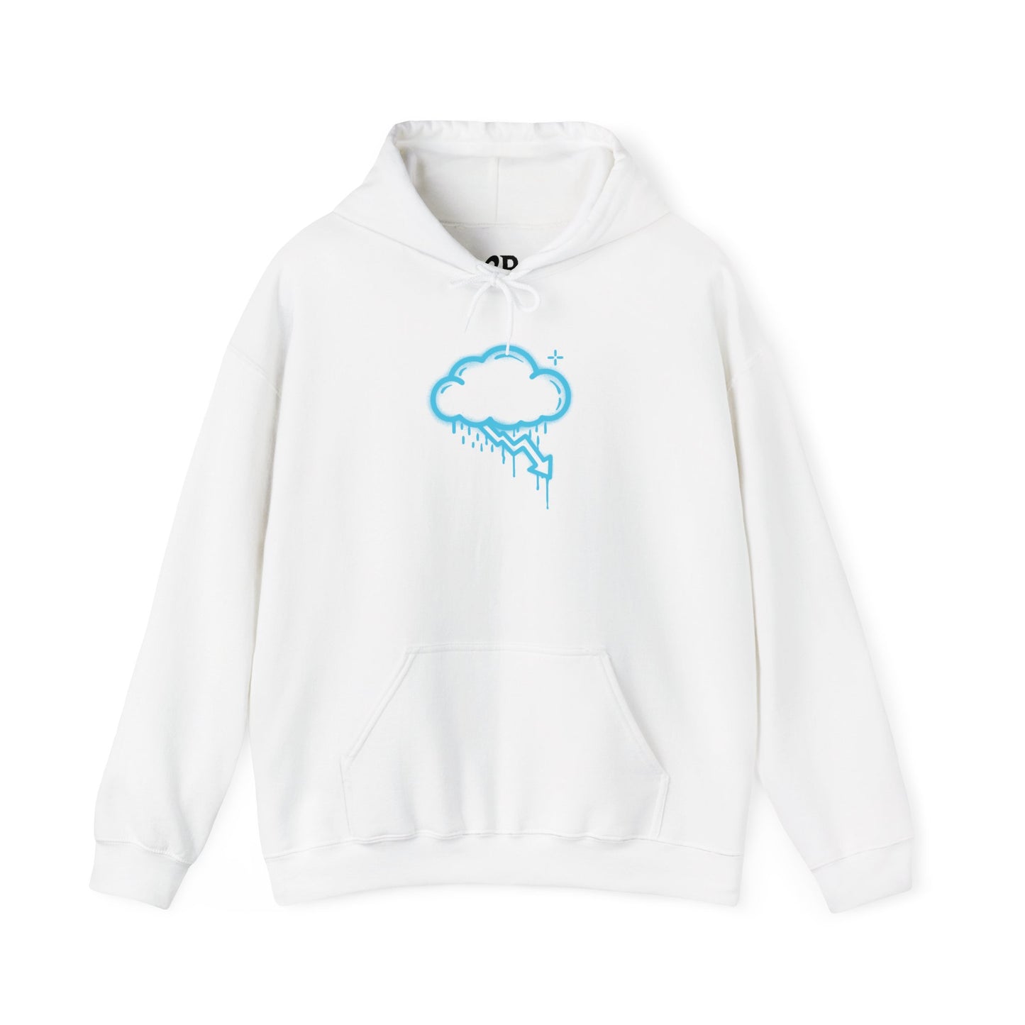 Blue Graffiti Crash Cloud Hoodie (9 Colors)