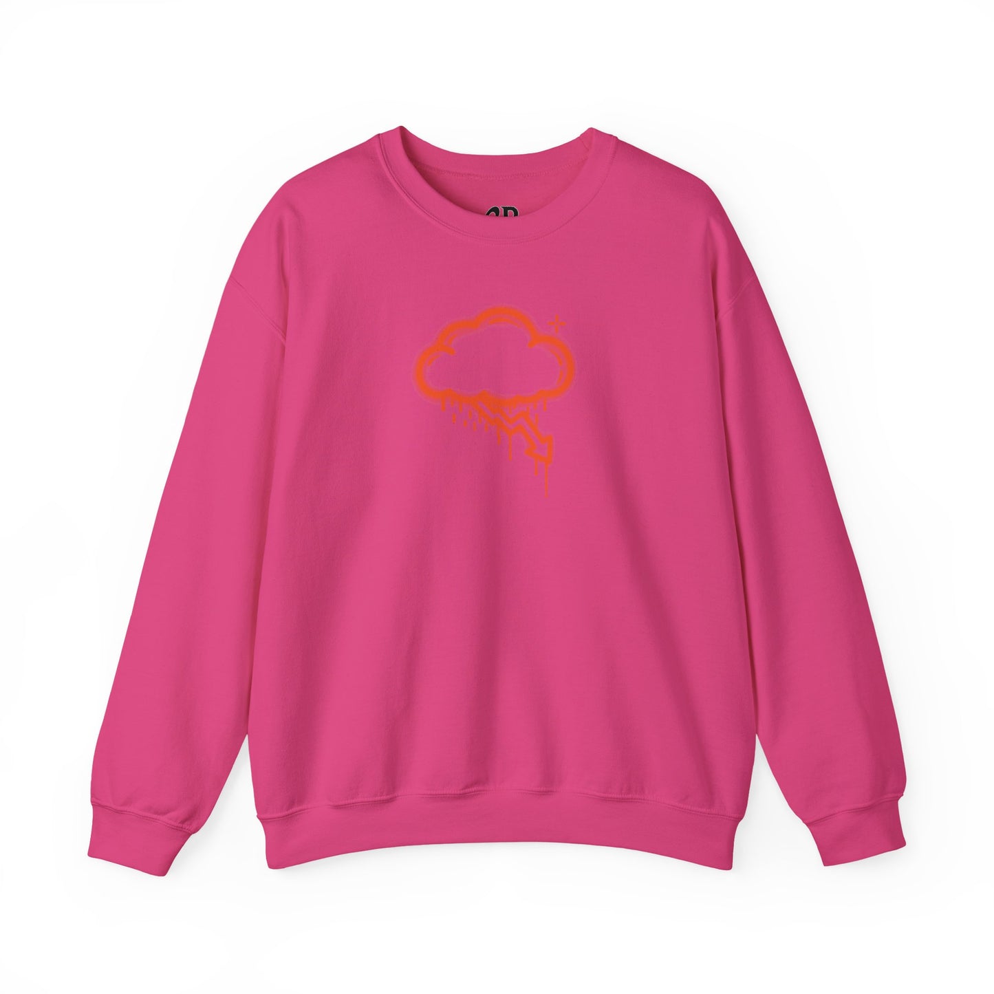 Orange Graffiti Crash Cloud Crewneck (9 Colors)