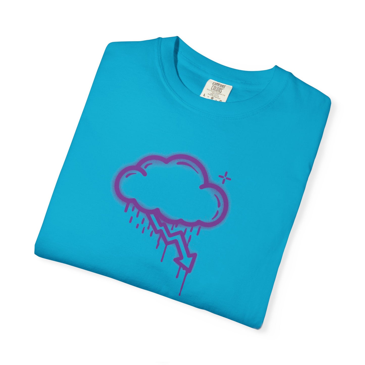 Purple Graffiti Crash Cloud Tee (6 Colors)