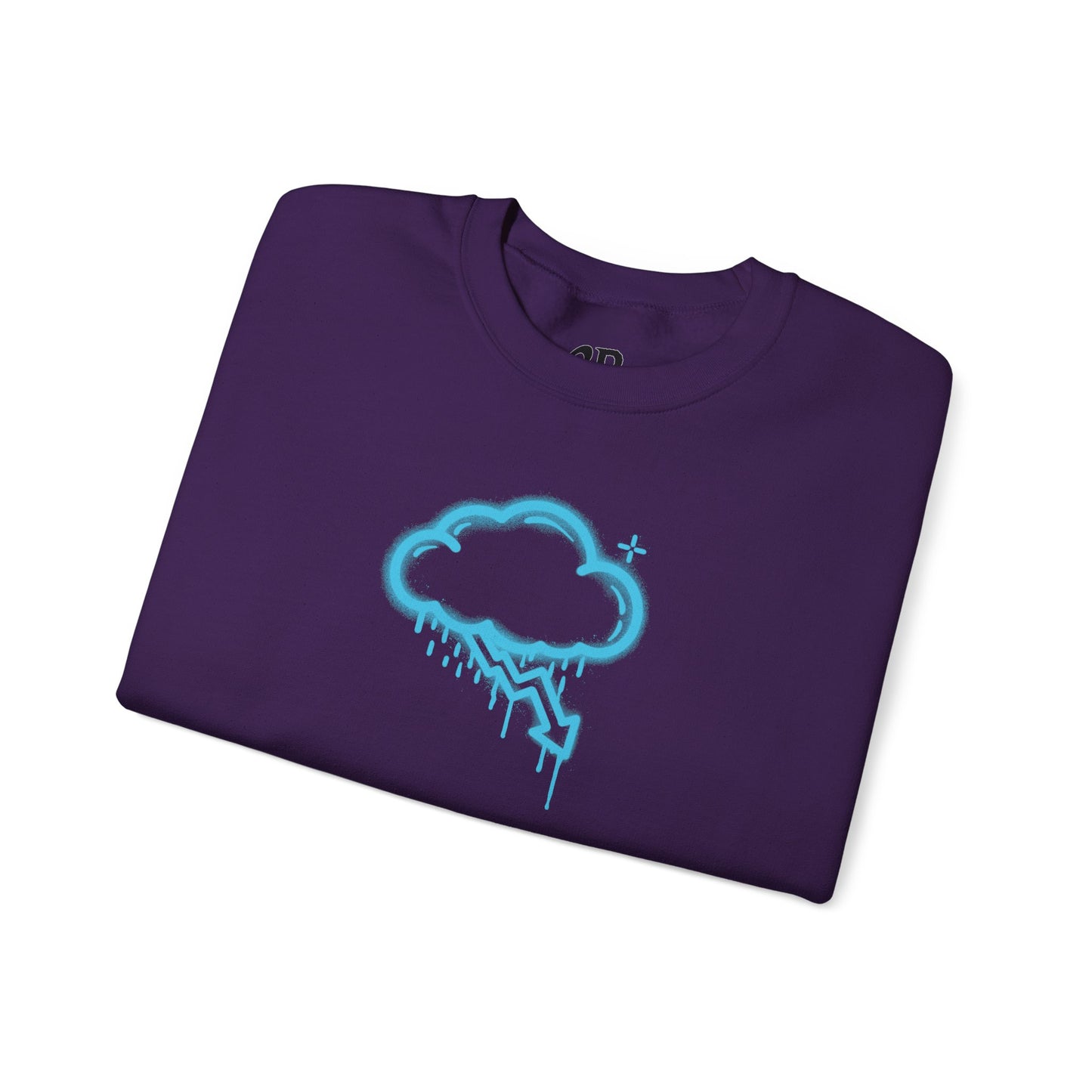 Blue Graffiti Crash Cloud Crewneck (9 Colors)