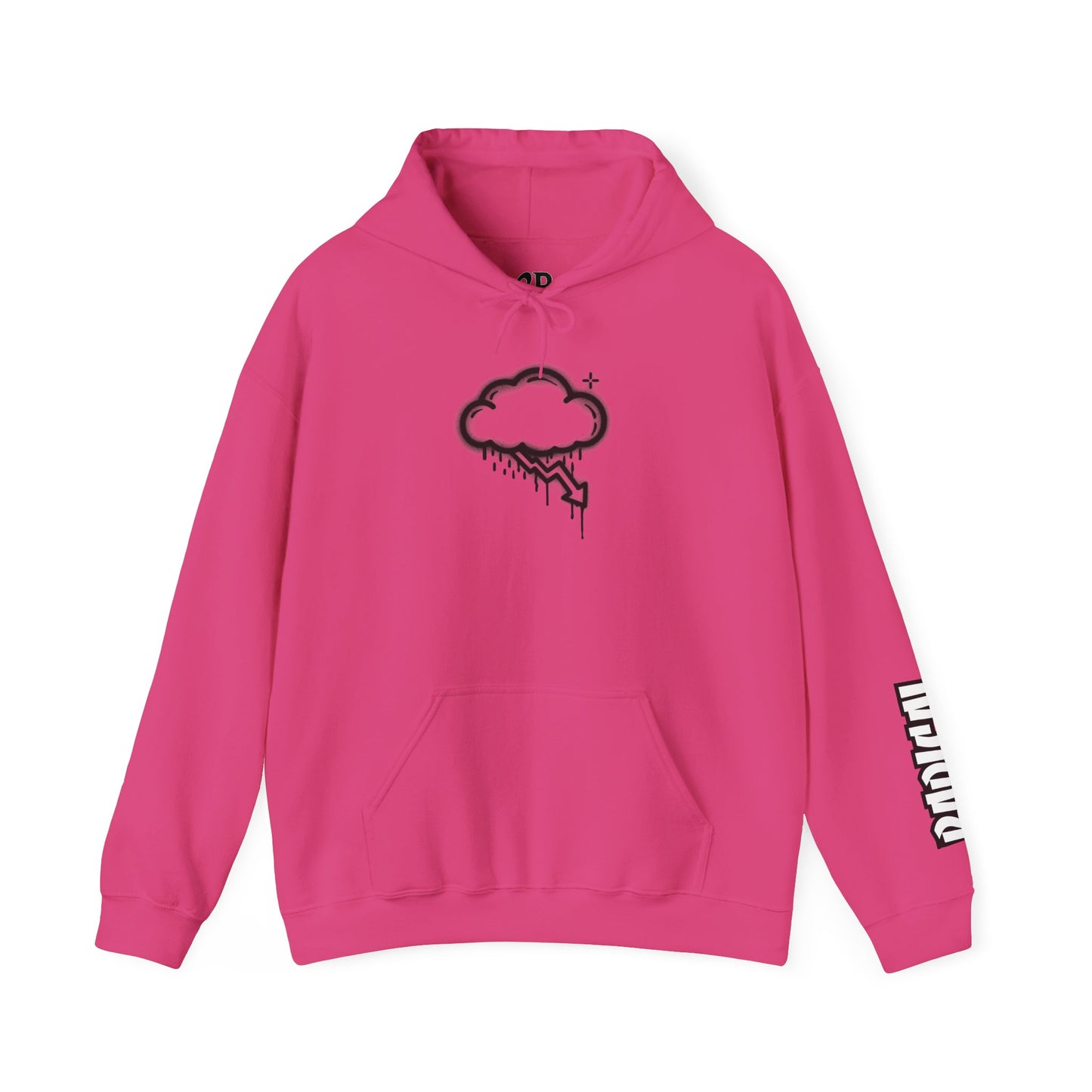 RADICAL Black Graffiti Crash Cloud Hoodie (6 Colors)