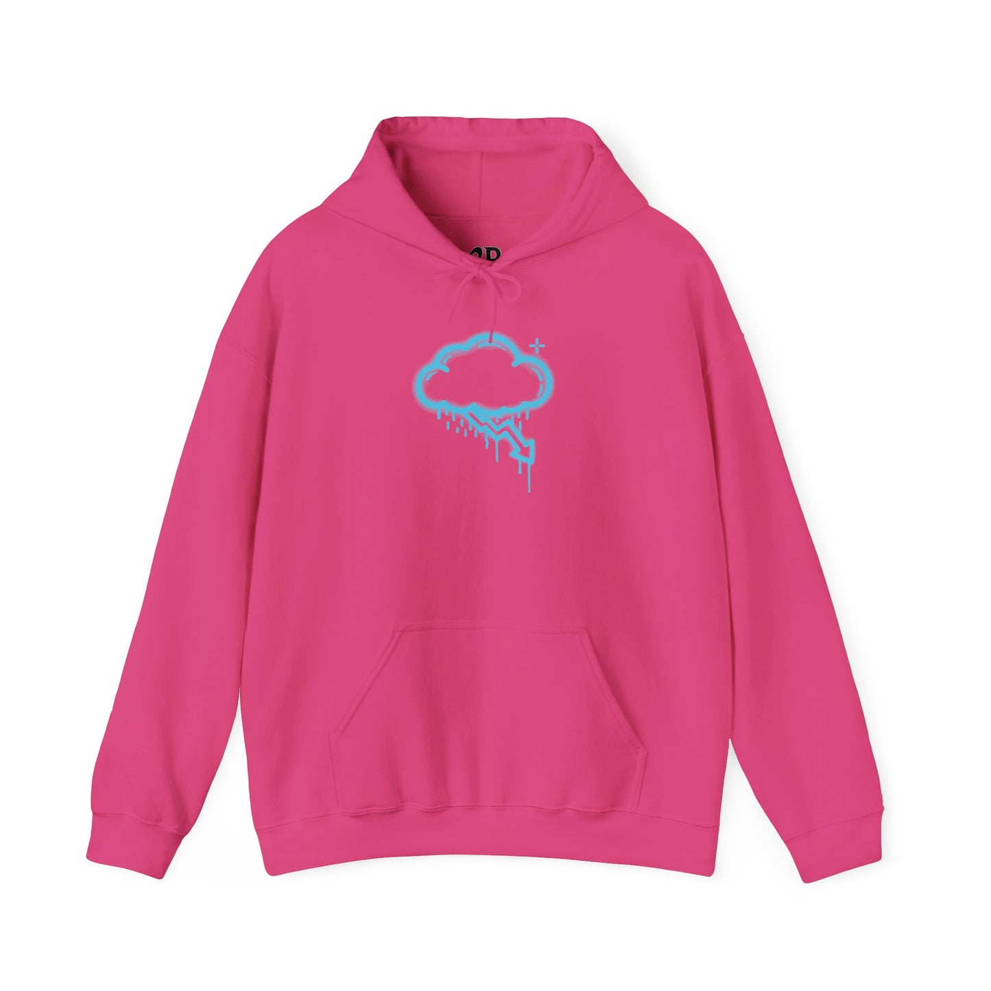 Blue Graffiti Crash Cloud Hoodie (9 Colors)