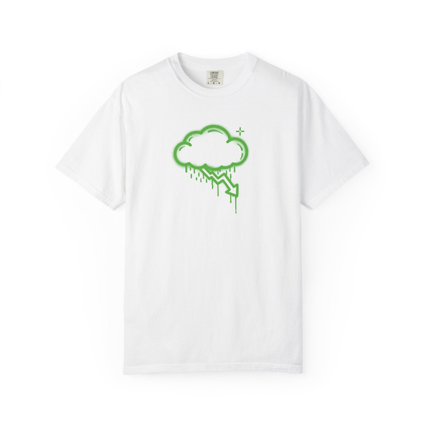 Green Graffiti Crash Cloud Tee (6 Colors)